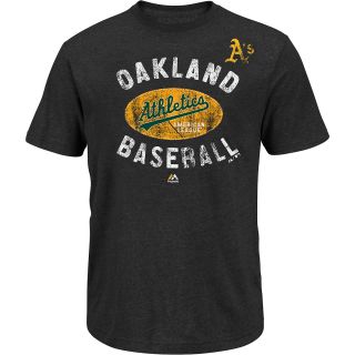 MAJESTIC ATHLETIC Mens Oakland Athletics League Legend Short Sleeve T Shirt  