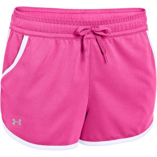 UNDER ARMOUR Womens Rally Shorts   Size Medium, Chaos/white