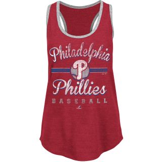MAJESTIC ATHLETIC Womens Philadelphia Philles Authentic Tradition Tank Top  