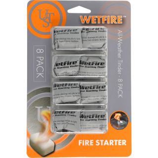 UST WetFire Firestarting Tinder   8 Pack