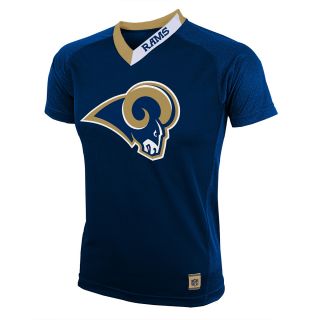 NFL Team Apparel Youth St. Louis Rams Performance Short Sleeve T Shirt   Size
