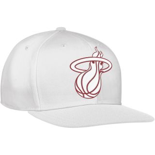 adidas Mens Miami Heat Uniform Snapback Cap, Multi Team