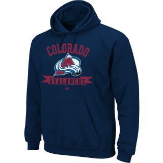 MAJESTIC ATHLETIC Mens Colorado Avalanche Tape to Tape Fleece Hoody   Size