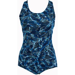 Dolfin Womens Conservative Lap Suit Prints   Size 8, Bali Blue (60553 452 08)