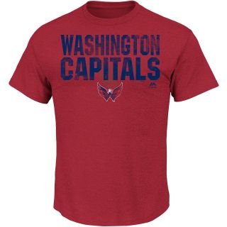 MAJESTIC ATHLETIC Youth Washington Capitals Pumped Up Short Sleeve T Shirt  