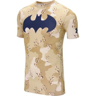 UNDER ARMOUR Mens Alter Ego Camo Batman Short Sleeve Compression T Shirt  
