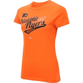 MAJESTIC ATHLETIC Womens Philadelphia Flyers Body Check Short Sleeve T Shirt  