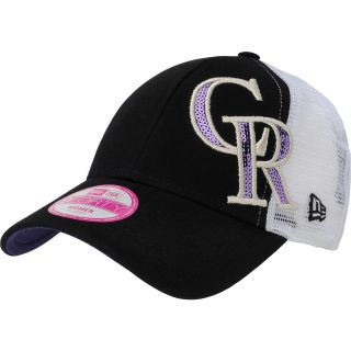 NEW ERA Womens Colorado Rockies Sequin Shimmer 9FORTY Adjustable Cap   Size