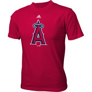 adidas Youth Los Angeles Angels of Anaheim Team Logo Short Sleeve T Shirt  