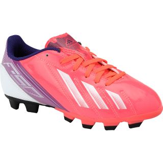 adidas Girls F5 TRX Synthetic FG Soccer Cleats   Size 6, Red/white