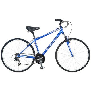 SCHWINN Mens Merge Hybrid Bike, Blue