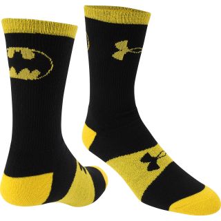 UNDER ARMOUR Mens Alter Ego Batman Performance Crew Socks   Size Small,