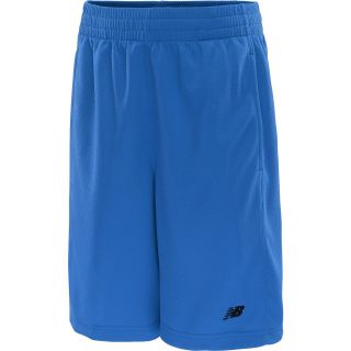 NEW BALANCE Boys Vibrant Basketball Shorts   Size Medium, Blue