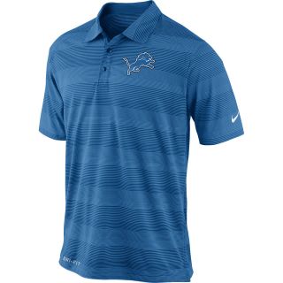 NIKE Mens Detroit Lions Football Pre Season Polo Shirt   Size Xl, Battle Blue