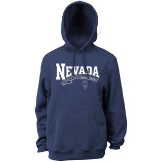 Classic Mens Nevada Wolf Pack Hooded Sweatshirt   Navy   Size XL/Extra Large,