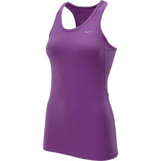 NIKE Womens Solid Long Stretch Distance Running Tank   Size Small,