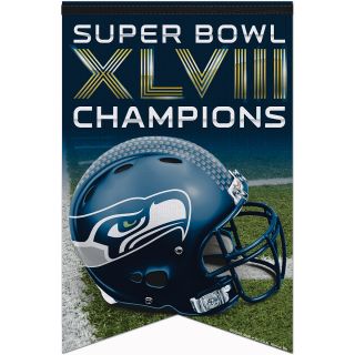 Wincraft Seattle Seahawks Super Bowl 48 Champions 17x26 Premium Banner