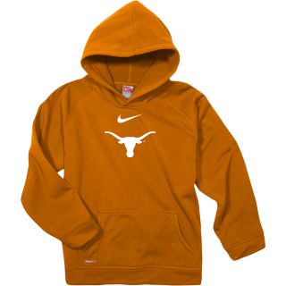 NIKE Youth Texas Longhorns Therma FIT Performance Fleece Hoody   Size Small,