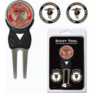 Team Golf Texas Tech University Red Raiders 3 Marker Signature Divot Tool Pack