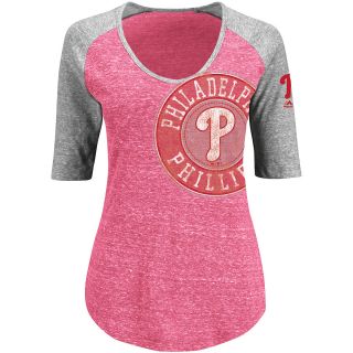 MAJESTIC ATHLETIC Womens Philadelphia Phillies League Excellence T Shirt  