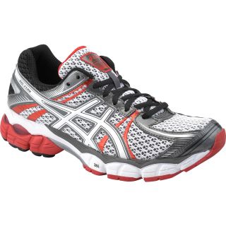 ASICS Mens GEL Flux Running Shoes   Size 8, White/black/red