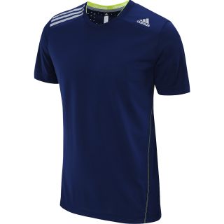adidas Mens ClimaChill Short Sleeve Running T Shirt   Size Xl, Night Blue