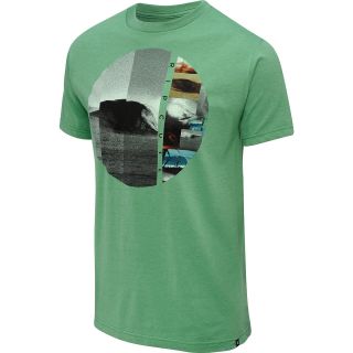 RIP CURL Mens Quest Heather Short Sleeve T Shirt   Size Small, Green