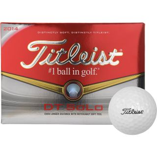 TITLEIST DT SoLo Golf Balls   12 Pack   White   2014, White