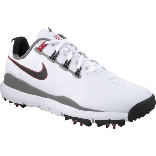 NIKE Mens TW 14 Golf Shoes   Size 8.5 Wide, White/grey/red