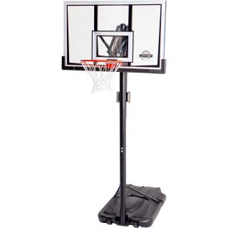 Lifetime 90061 52 Inch Steel Framed Shatter Proof Portable Basketball System  