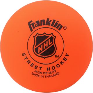 FRANKLIN NHL High Density Street Hockey Balls, 3 Pack, Orange