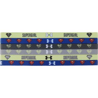 UNDER ARMOUR Womens Alter Ego Supergirl Headbands   6 Pack, X ray/lead