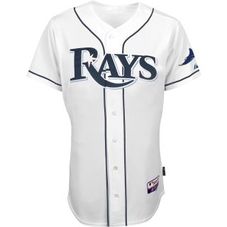 Majestic Mens Tampa Bay Rays Authentic Generic Home Cool Base Jersey   Size