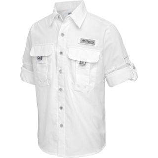 COLUMBIA Boys Bahama II Long Sleeve Shirt   Size 2xs, White