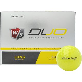 WILSON STAFF Duo Golf Balls   12 Pack, Yellow