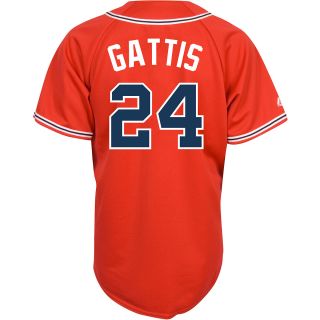 Majestic Athletic Atlanta Braves Evan Gattis 2014 Replica Alternate Scarlet