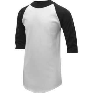 SOFFE Boys 3/4 Sleeve Baseball T Shirt   Size XS/Extra Small, Black