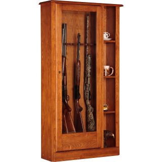 American Furniture Classics 10 Gun Cabinet / Curio Combo (725)