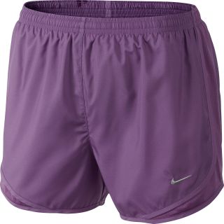 NIKE Womens Printed Tempo Running Shorts   Size Xl, Violet/silver