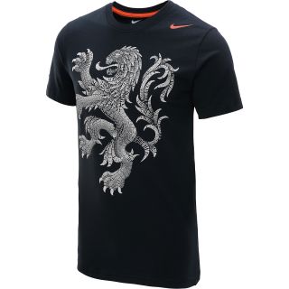 NIKE Mens Netherlands Core Plus Short Sleeve T Shirt   Size Small, Black