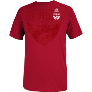 adidas Mens FC Dallas Blade Runner Short Sleeve T Shirt   Size Xl, Red