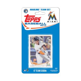 Topps 2013 Miami Marlins Official Team Baseball Card Set of 17 Cards Blister