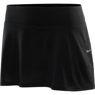 NIKE Womens Knit Running Skirt   Size XS/Extra Small, Black/black/silver
