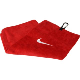 NIKE Embroidered Golf Towel, Red