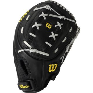 WILSON 14 A600 Slowpitch Softball Glove, Black