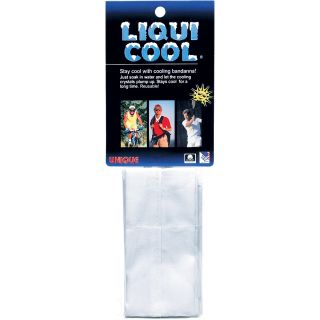 Unique LiquiCool Cooling Bandanna, White (LIQ W)