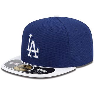 NEW ERA Mens Los Angeles Dodgers Diamond Era 59FIFTY Tech BP Home Cap   Size