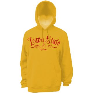 Classic Mens Iowa State Cyclones Hooded Sweatshirt   Gold   Size XXL/2XL,