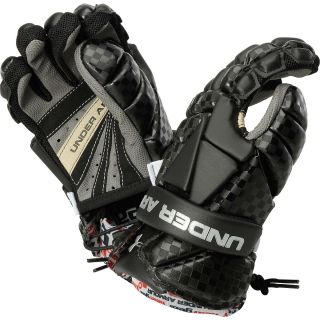 UNDER ARMOUR Revenant Adult Lacrosse Gloves   Size Large, Black