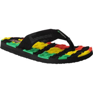 COBIAN Mens OAM Traction Pad Reggae Sandals   Size 8, Reggae
